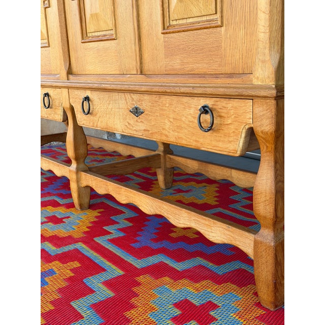 1960s 1960s Danish Oak Highboard For Sale - Image 5 of 13