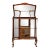Late 19th Century Victorian Mahogany Etagère With a Central Curio Cabinet For Sale