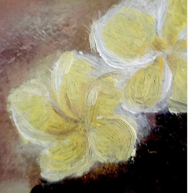 Tribal Island Girls, Portrait 1988 Signed Oil Painting Linen and Wood Frame For Sale - Image 3 of 10