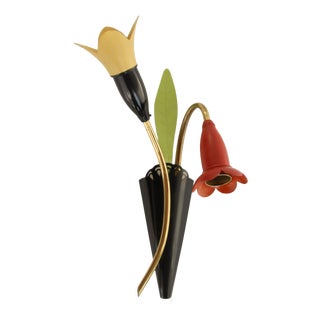 Mid-Century Modernist Wall Lamp, Germany, 1950s For Sale
