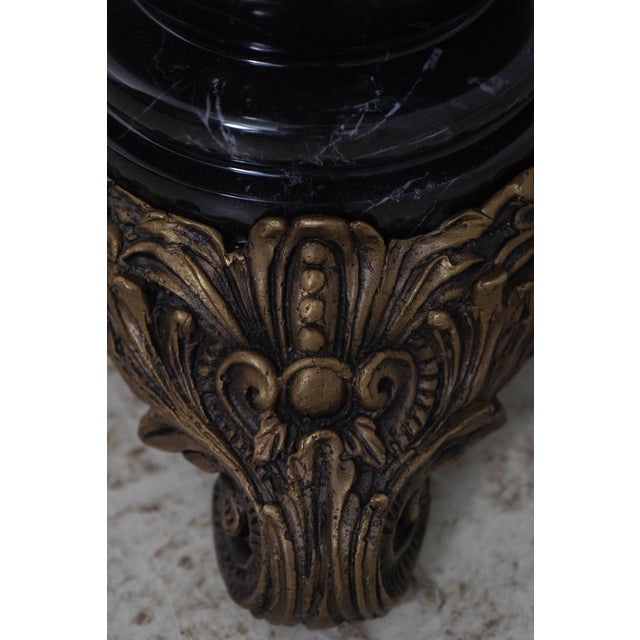 Maitland - Smith Maitland Smith Gracie Marble & Bronze Vase For Sale - Image 4 of 12
