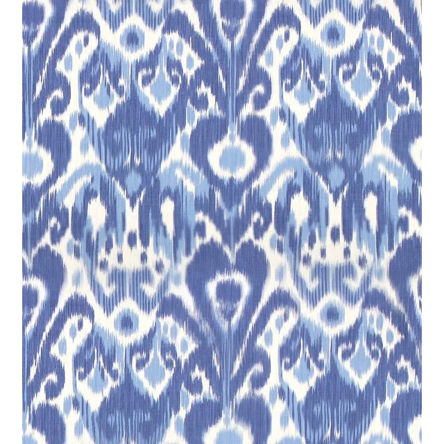 Traditional Sample - The House of Scalamandré Greystone Fabric, Indigo For Sale - Image 3 of 3