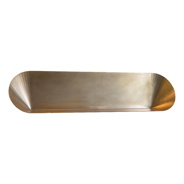 Seashell Shelf in Brass by Julien Vidame For Sale