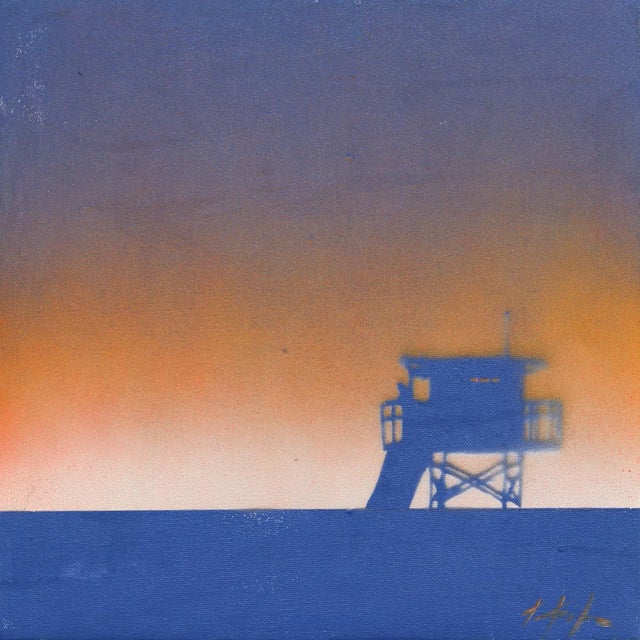 Memories of Summer - Original Acrylic on Canvas Ocean Scene Artwork by Kathleen Keifer For Sale - Image 9 of 9