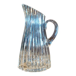Vista Alegre Fantasy Crystal Pitcher Designed by Gerald Gulotta For Sale