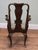 Textile Queen Anne Revival Walnut Armchair, 1880 For Sale - Image 7 of 8