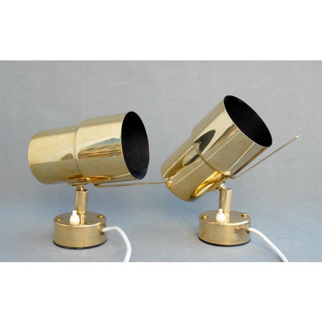 Metal Model V324 Wall Lamps by Hans-Agne Jakobsson for Hans-Agne Jakobsson Ab Markaryd, 1960s, Set of 2 For Sale - Image 7 of 10