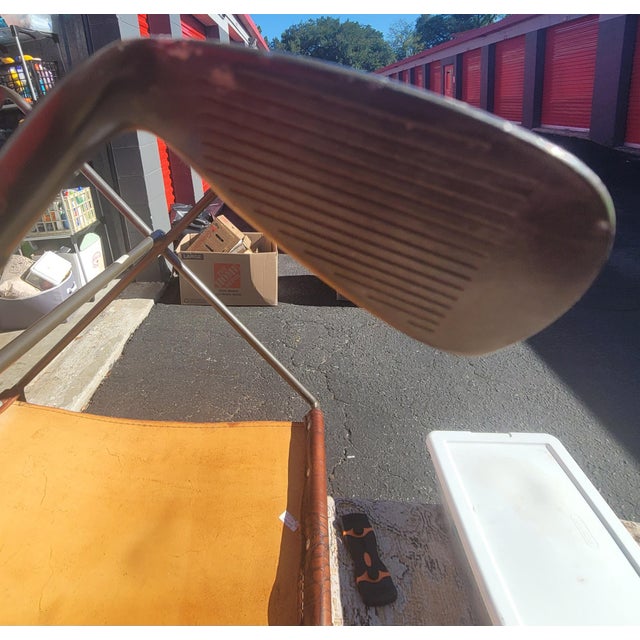 Rare GuildMaster Limited Edition Crocodile Leather & Golf Club Director's Chair For Sale - Image 12 of 17