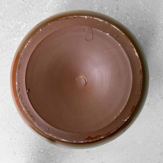 Japanese Earthenware Hibachi, 1948 For Sale - Image 13 of 15