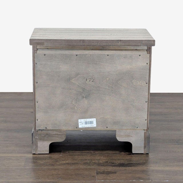Vaughan Bassett Cool Rustic Clear Maple Three Drawer Nightstand For Sale In San Francisco - Image 6 of 11