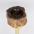 Mid-Century Brass and Petrified Wood Ashtray Vide Poche Side Table, circa 1960 For Sale - Image 11 of 14