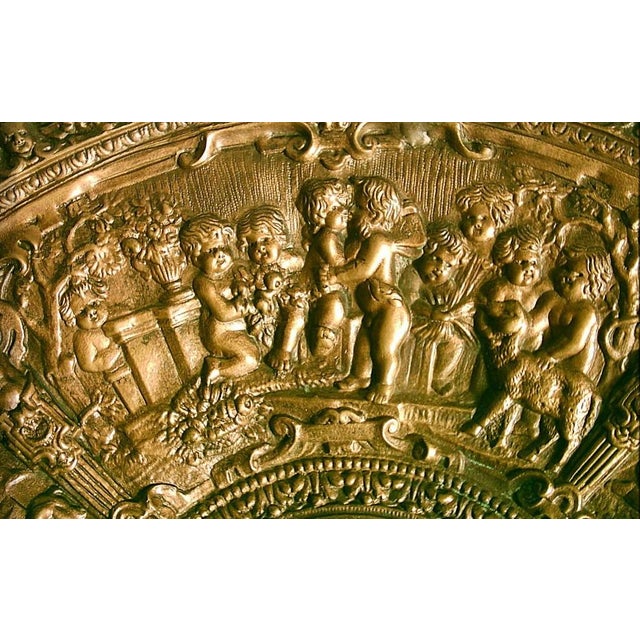 Embossed Bronze Jugs and Basins with Allegorical Scenes by Colleoni of Bergamo, 1890s-1910s, Set of 4 For Sale - Image 14 of 17