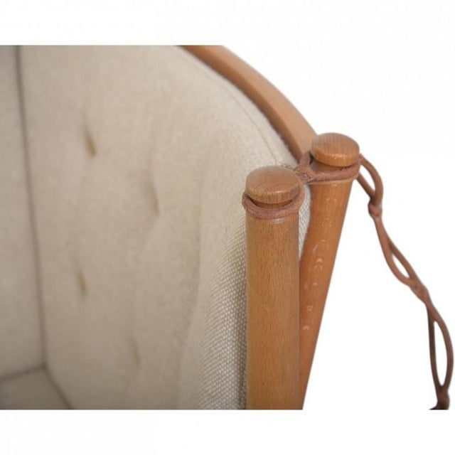 Spokeback Sofa in Hallingdal Fabric by Børge Mogensen, 1963 For Sale - Image 9 of 18