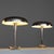 Steel D4639 Table Lamps from Stilnovo, 1950s, Set of 2 For Sale - Image 14 of 14