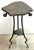Modern Wrought Iron & Slate Two-Tier Side Table, in the Style of Albert Paley For Sale - Image 9 of 14