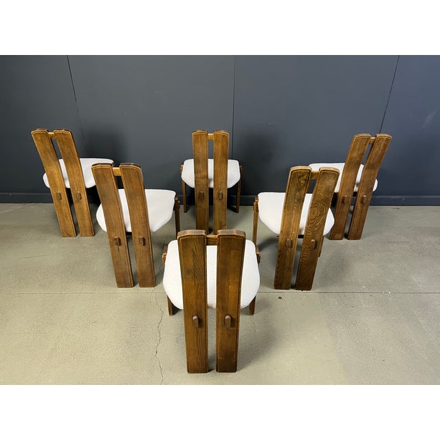 1960s Brutalist Dining Chairs, 1960s, Set of 6 For Sale - Image 5 of 9