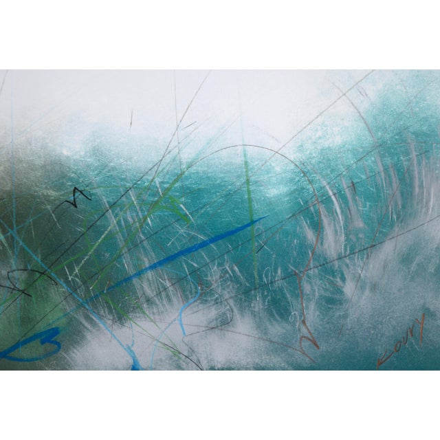 Skyscapes Series - Large Scale Landscape in Pastel on Paper For Sale - Image 10 of 12