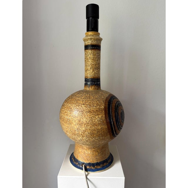 Ceramic Table Lamp by Jette Hellerøe for Axella, Denmark, 1960s For Sale - Image 4 of 11