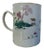 18th Century Chinese Porcelain Famille Rose Palette Tankard Mug For Sale