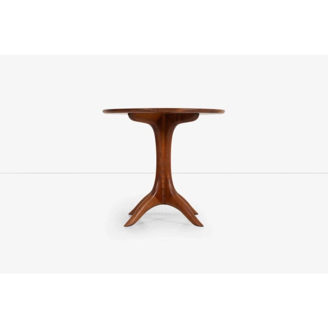 1990s Pair of Sam Maloof American Craft Occasional Table in Oiled Walnut For Sale In Chicago - Image 6 of 12