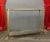 Mid-Century Modern Gold Finish Iron Console Table With Antiqued Mirror Shelves For Sale - Image 3 of 9