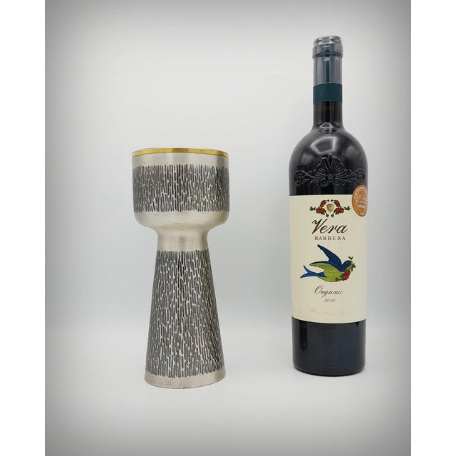 Brutalist Metal Chalice, Spain, 1960s For Sale - Image 17 of 18