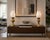 A decorative near pair of antique Edwardian oil lamps dating to circa 1900, each with a polished brass reservoir and...