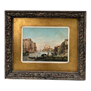 Antique Framed Italian Print