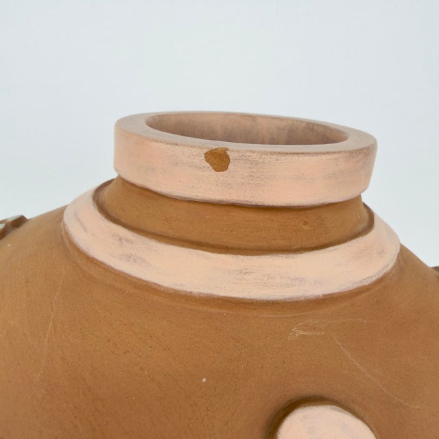 2010s Camille Bernal Gallegos Pottery Vessel - Hand Coilsd With Carved Beetles & Plants For Sale - Image 5 of 11