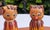 Wood Wooden Salt and Pepper Shakers, 1960s, Set of 2 For Sale - Image 7 of 8