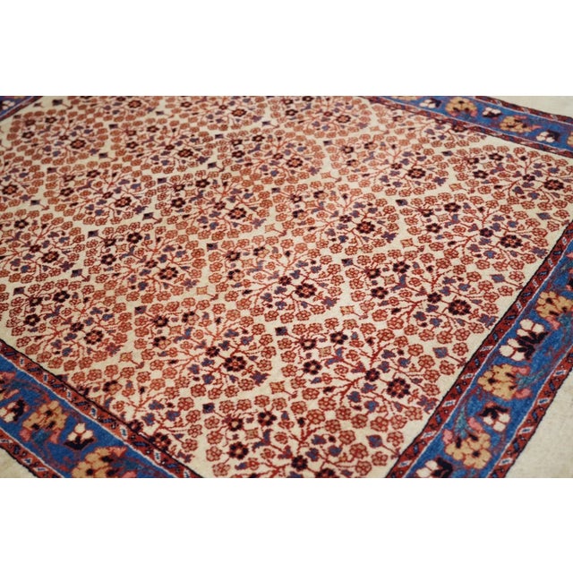 Textile Antique Bidjar Rug 3' x 3'4'' For Sale - Image 7 of 11
