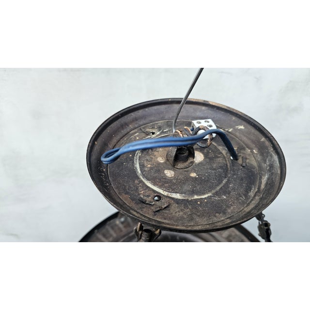 Art Nouveau Brass Pendant Light, 1890s For Sale - Image 6 of 9
