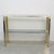 Italian Console in Brass and Chromed Metal, 1970s For Sale - Image 6 of 7