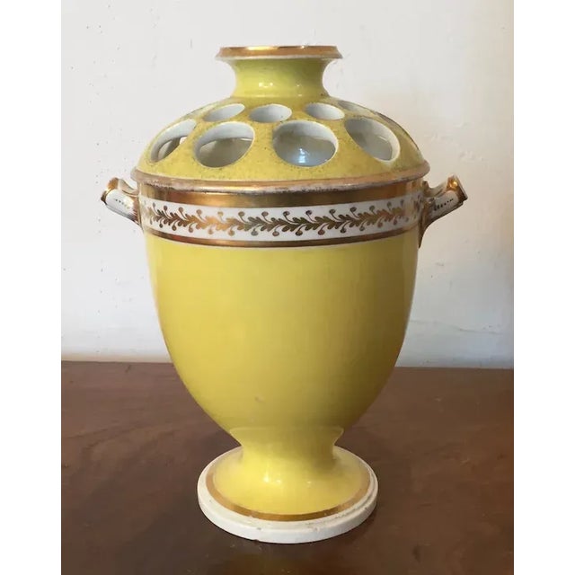 Antique Early 19th Century London Decorated Coalport Porcelain Bough Pot For Sale - Image 10 of 13