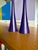 Rare 1960 Verner Panton Vip-302-1 Candlesticks Svend Andersen Denmark Purple Reversible Wood Pair For Sale - Image 12 of 15