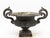 Black Early 20th C. French Cast Iron Garden Urn For Sale - Image 8 of 9