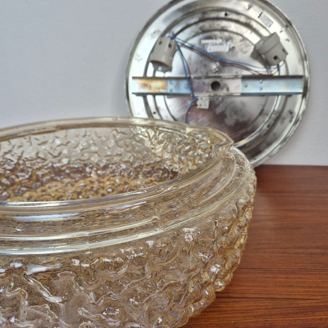 Large Gold Flush Mount Ceiling from Limburg, 1960s For Sale - Image 12 of 13