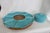 Squire Ceramics and Martin California 1940s Large Wood Lazy Susan 8pc Set 4992b For Sale - Image 4 of 18