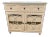 Bright White Country 5 Drawer Dresser For Sale