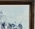 Sky Blue Vintage 1979 George Catlin the Snow Shoe Dance Framed Americana Portfolio Print For Sale - Image 8 of 12