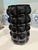 Glass Vintage Black Bubble Art Glass Vase in the Style of Kosta Boda For Sale - Image 7 of 9