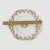 French Early 20th Century Elite Limoges 10.5" Floral Gold Trim Porcelain Cake Plate / Platter For Sale - Image 3 of 4