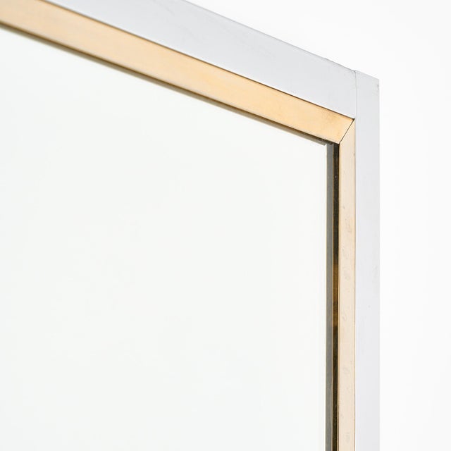 French Mid-Century Modernist Mirror For Sale - Image 9 of 9