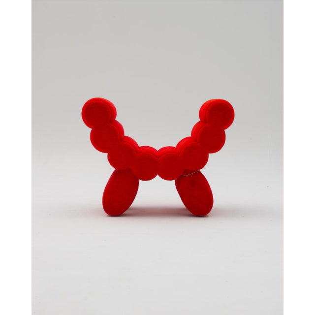 Postmodern Velvet Armchair, 1990s For Sale - Image 10 of 10