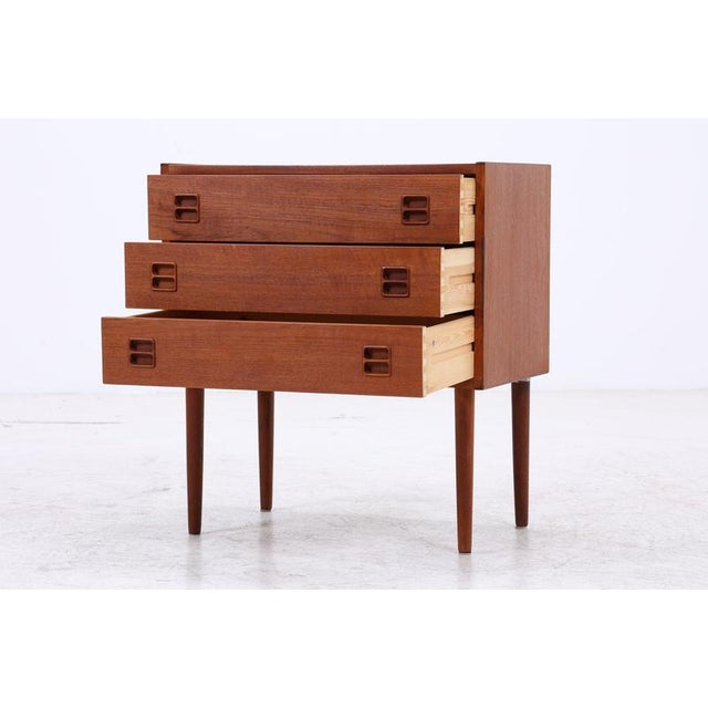 Vintage Danish Teak Chest of Drawers For Sale - Image 6 of 12