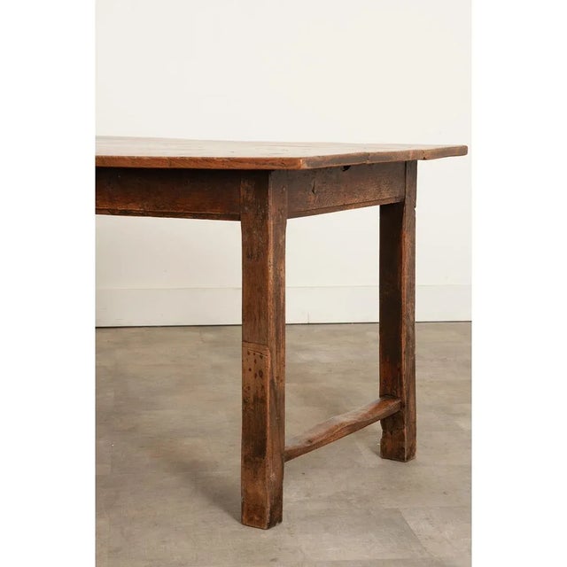 Wood 19th Century English Elm & Ash Farm Table For Sale - Image 7 of 13