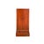 Distressed Orange Red Color Slim End Table Nightstand Cabinet For Sale - Image 4 of 5