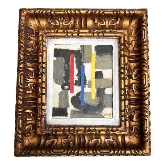 Contemporary Original Abstract Painting by Stephen Heigh “Evaluation” For Sale