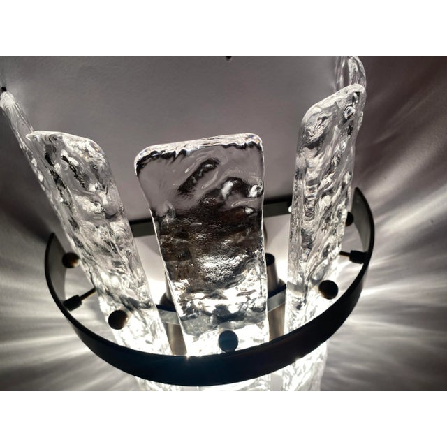 Contemporary Set of 2 Contemporary Italian "Hammered Listelli" Murano Glass. For Sale - Image 3 of 10