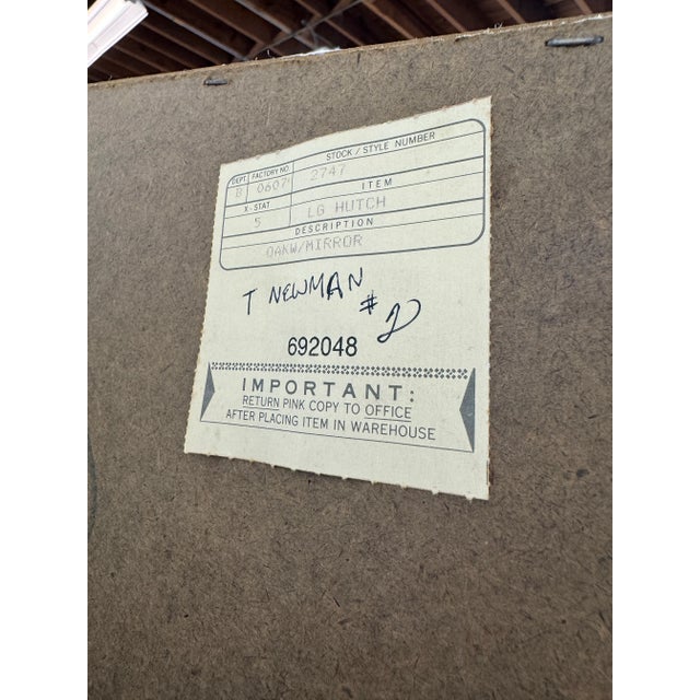 Post Modern Faux Travertine Desk With Stool For Sale - Image 9 of 10
